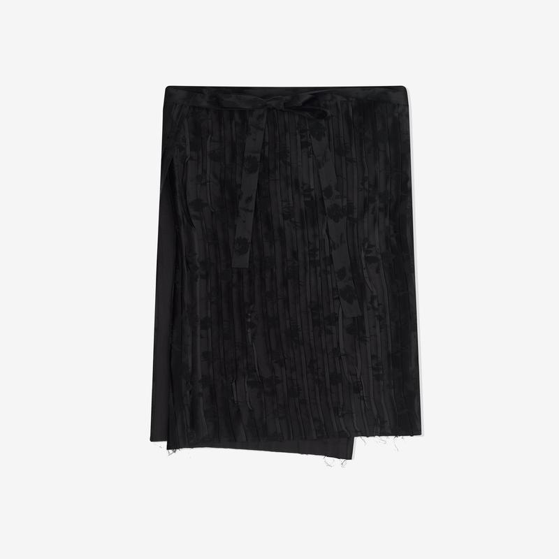 Marie Adam-Leenaerdt - Womens Apron Flat Skirt - (Black)