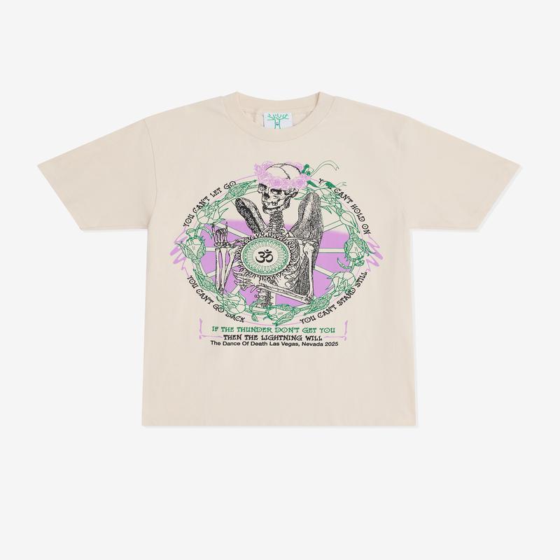 Online Ceramics - Men's The Wheel II T-Shirt - (Cream)