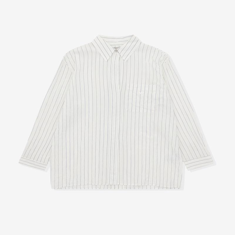 Our Legacy Work Shop - Womens Armani Grazia Shirt - (Pepe Nero Stripe)