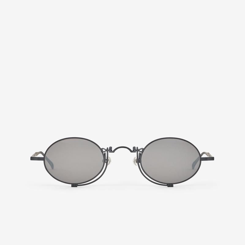 Matsuda - 10601H Sunglasses - (Matte Black/Silver Mirror)
