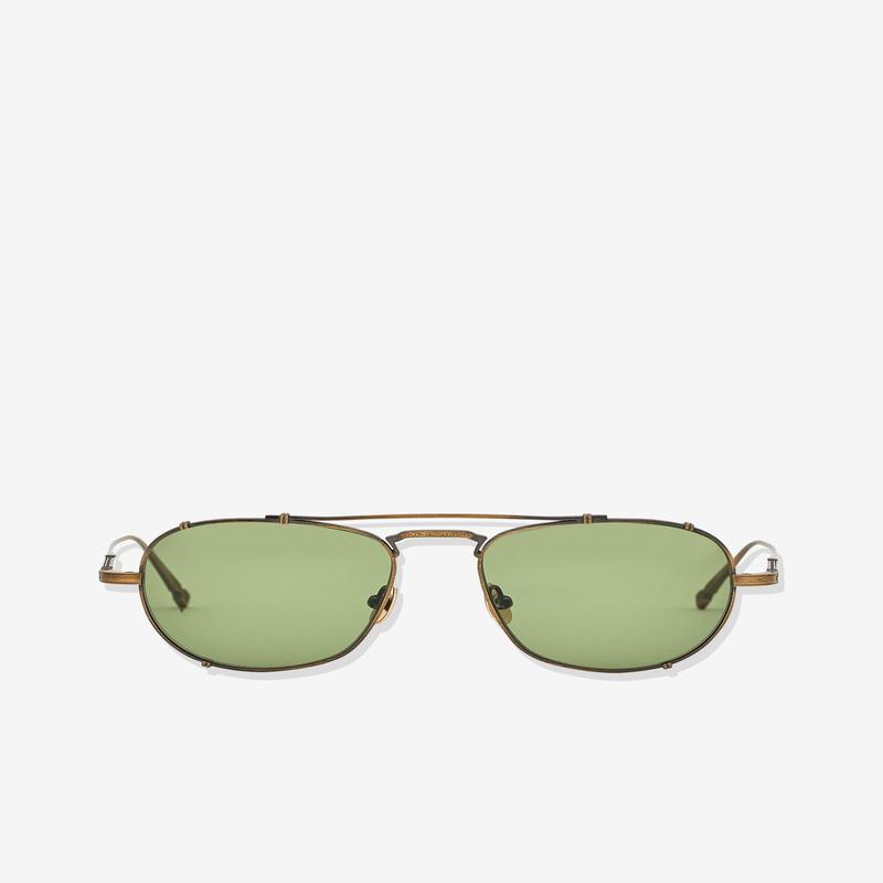 Matsuda - M3151 Sunglasses - (Antique Gold/Sage Green)