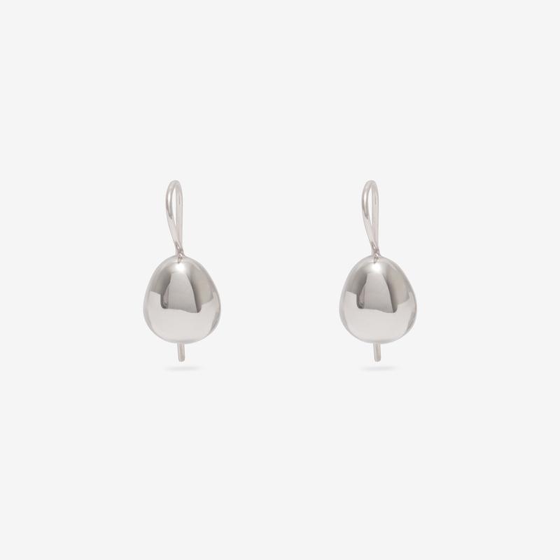 Sophie Buhai - Petite Egg Drop Earrings - (Silver)
