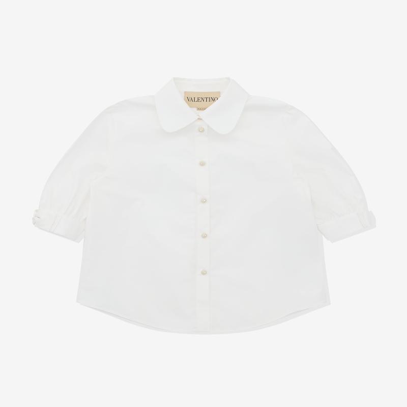 Valentino - Womens Cotton Poplin Shirt - (White)