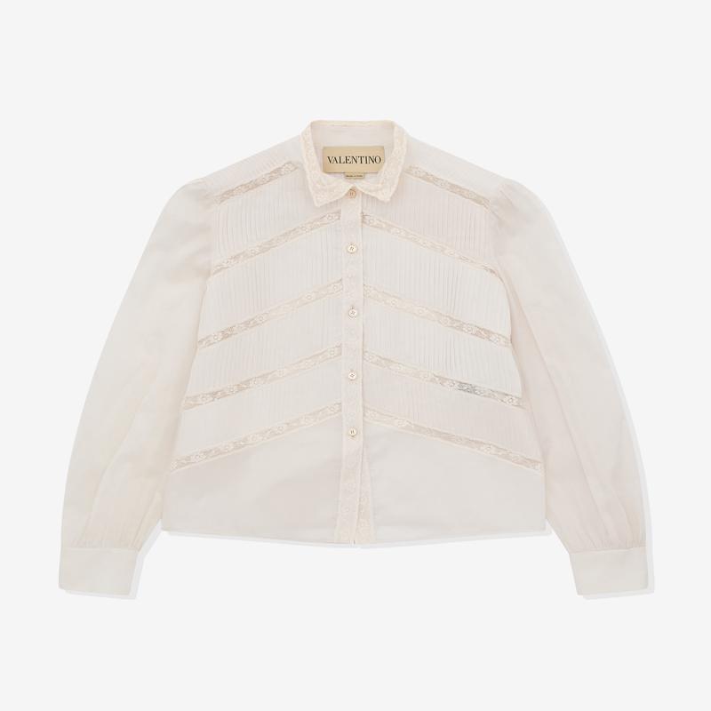 Valentino - Womens Organdis Shirt - (Birch)