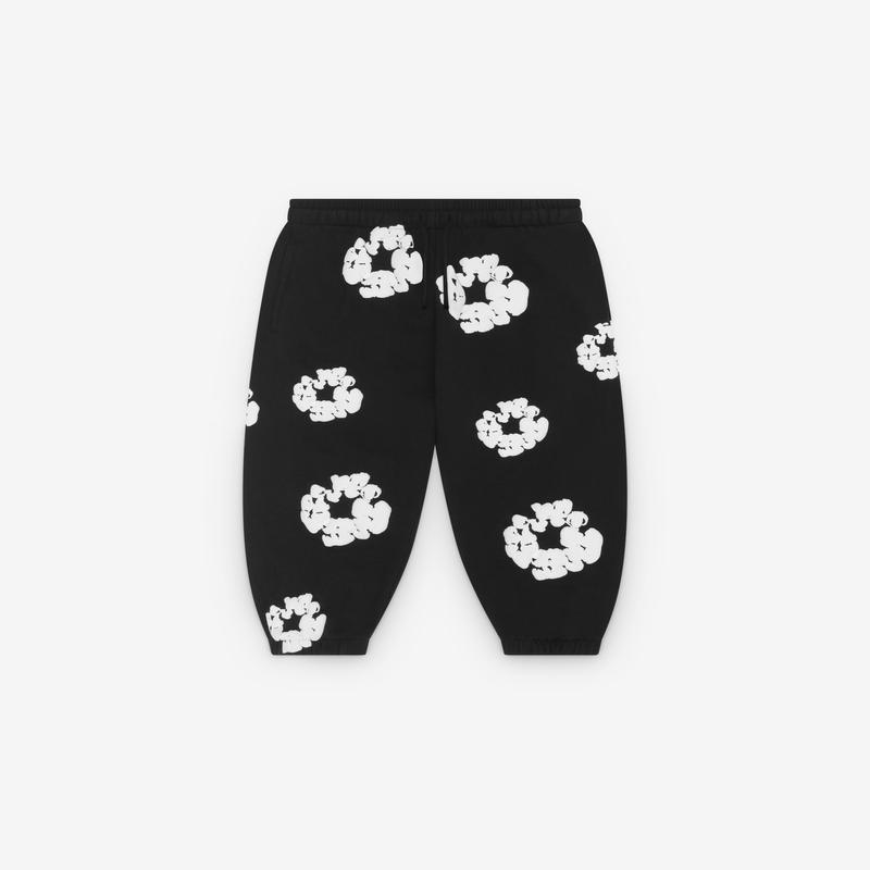 Denim Tears -  Kids Cotton Wreath Sweatpants - (Black)