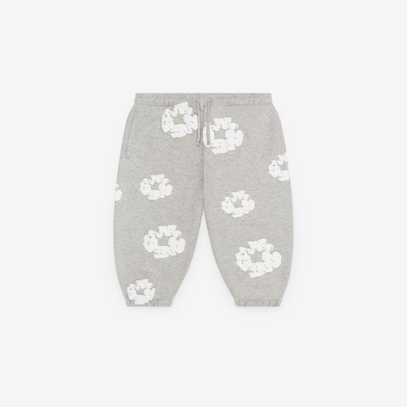 Denim Tears -  Kids Cotton Wreath Sweatpants - (Grey)