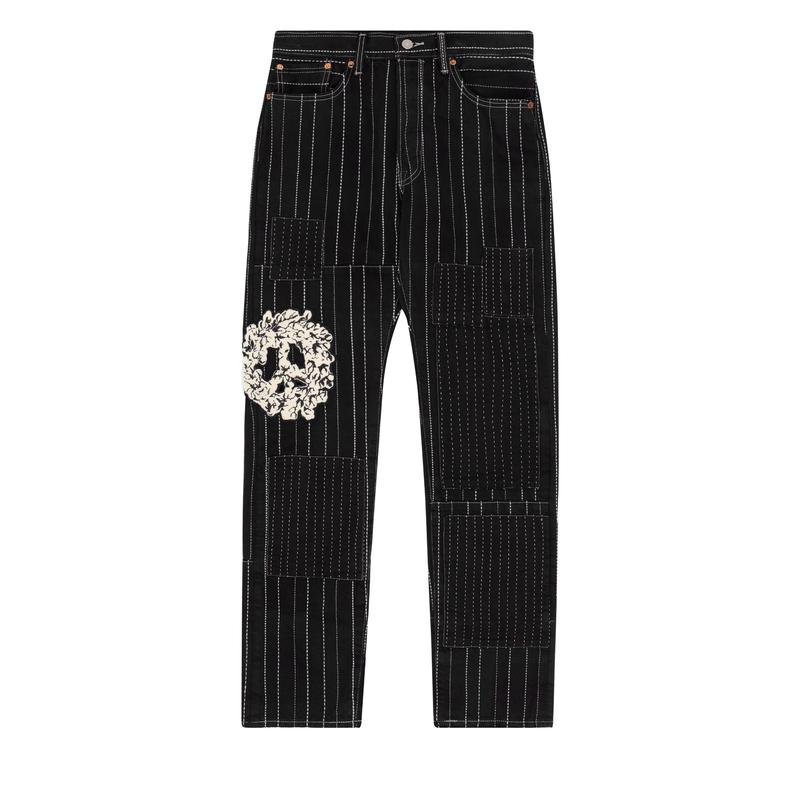 Denim Tears - Mens Peace Patchwork 501 - (Black)