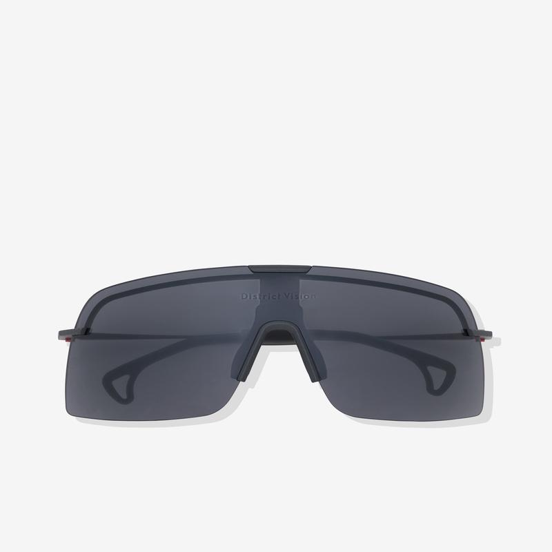 District Vision - Mens Yusuke Alpine Blade Ti Graphite - (D+ Onyx Mirror)