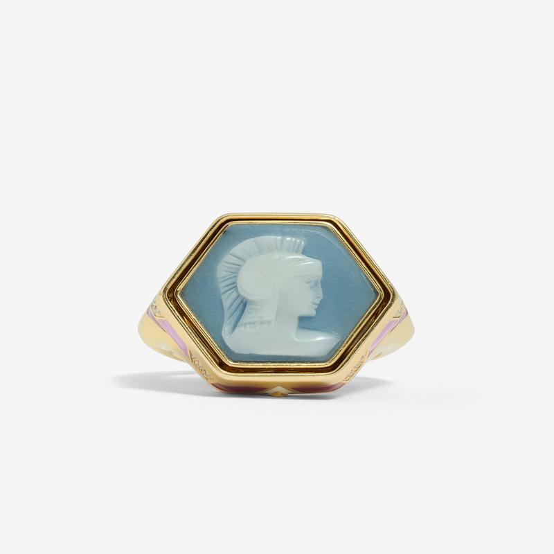 Francesca Villa - Got Bug Pink Ring - (Yellow Gold)