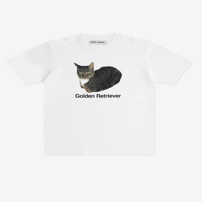 Henry Johnson - Mens Golden Retriever T-Shirt - (White)