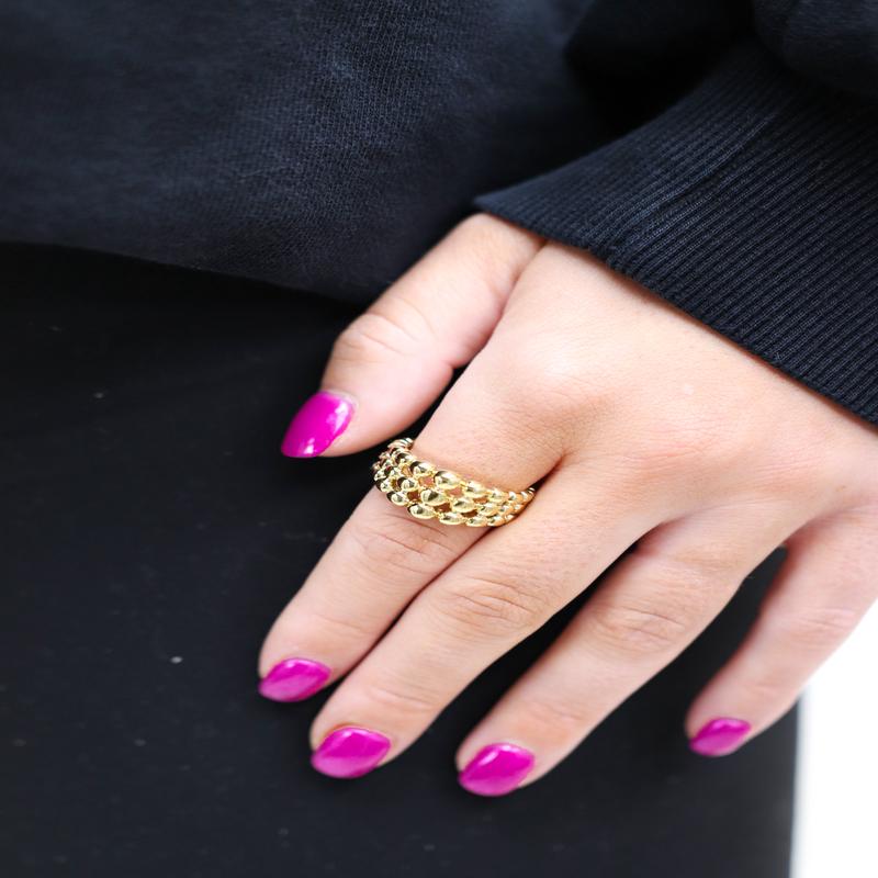 Lauren Kenzie Ellie Bubble Layer Ring