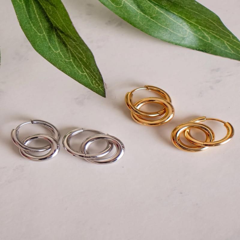 Lauren Kenzie Stacey Circle Hoops