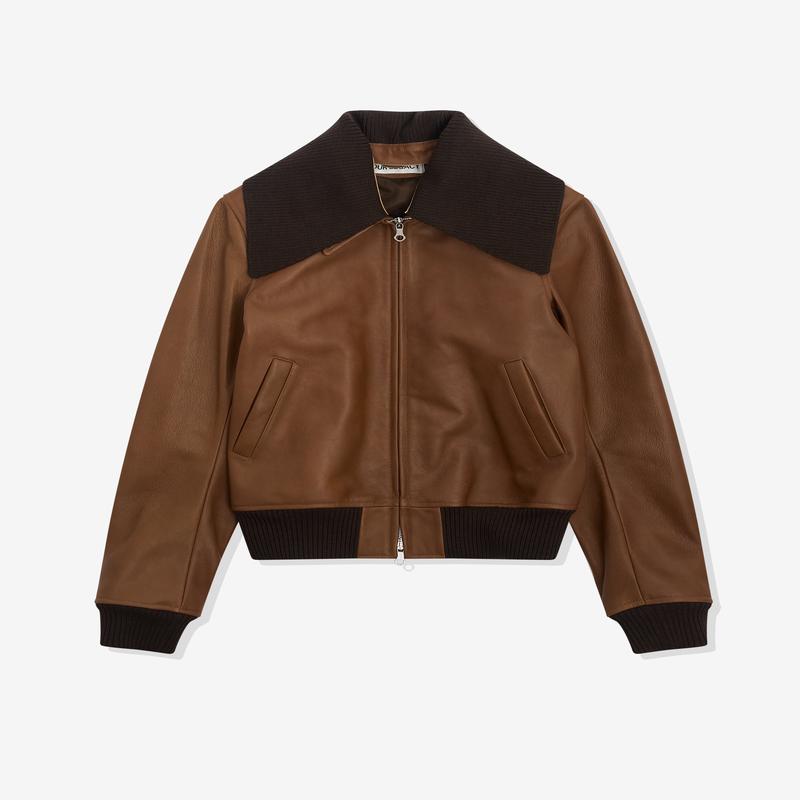Our Legacy - Mens Pharos Bomber - (Smoky Quartz Goat Skin)