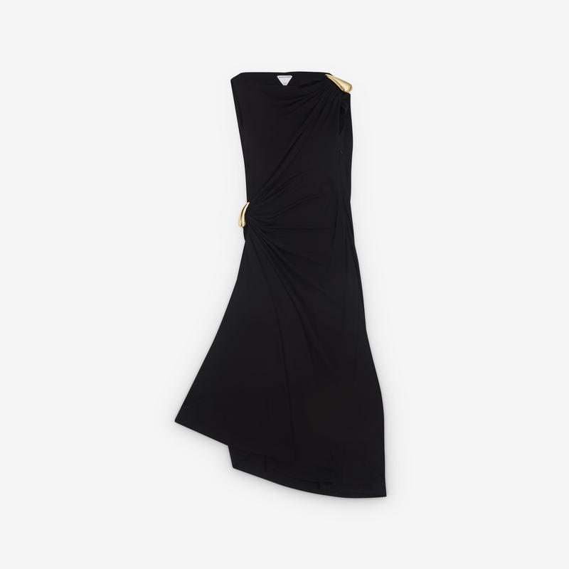 Bottega Veneta - Women's Viscose Jersey Dress - (Black)