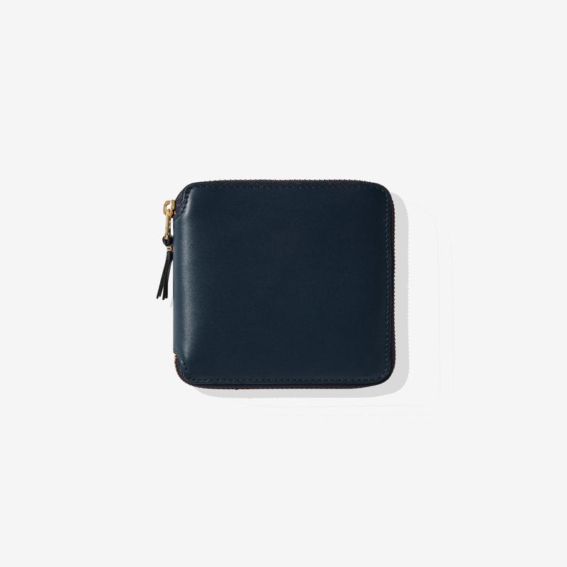 CDG Wallet - Classic Leather Full Zip Around Wallet - (SA2100 Navy)