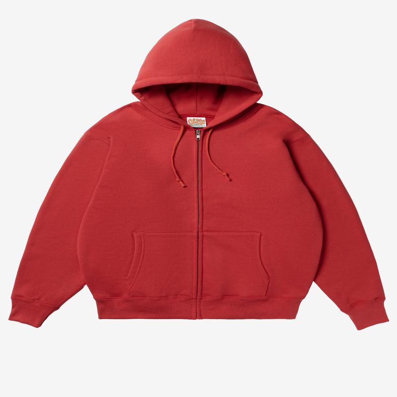 Cease - Mens Standard Zip Hoodie - (Poppy Red)