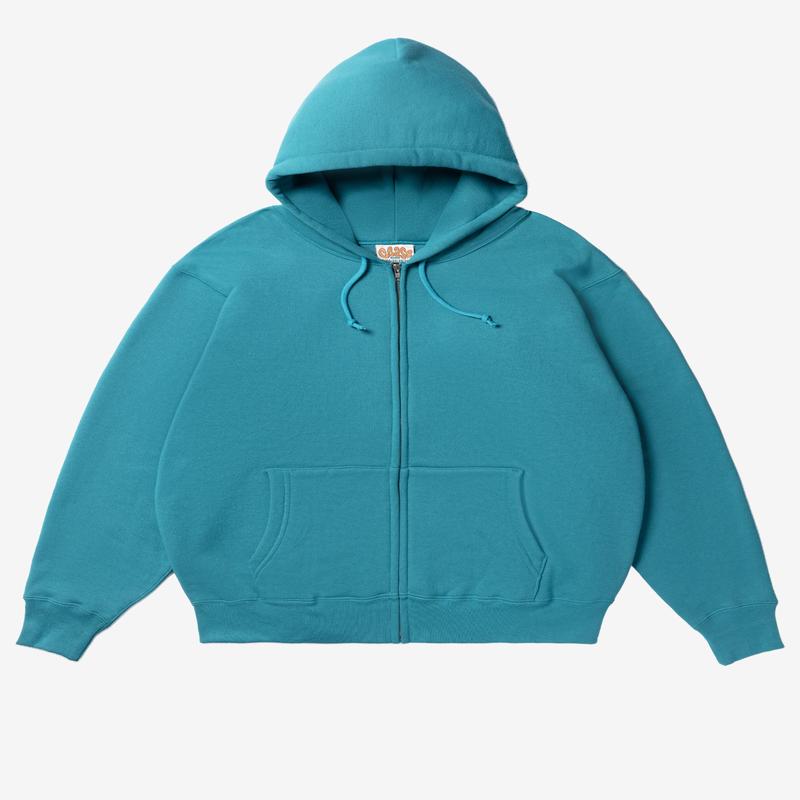 Cease - Mens Standard Zip Hoodie - (Teal)
