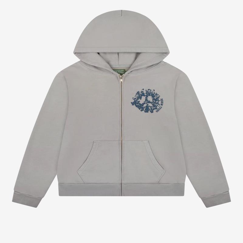 Denim Tears - Denim University Zip Hoodie - (Grey)