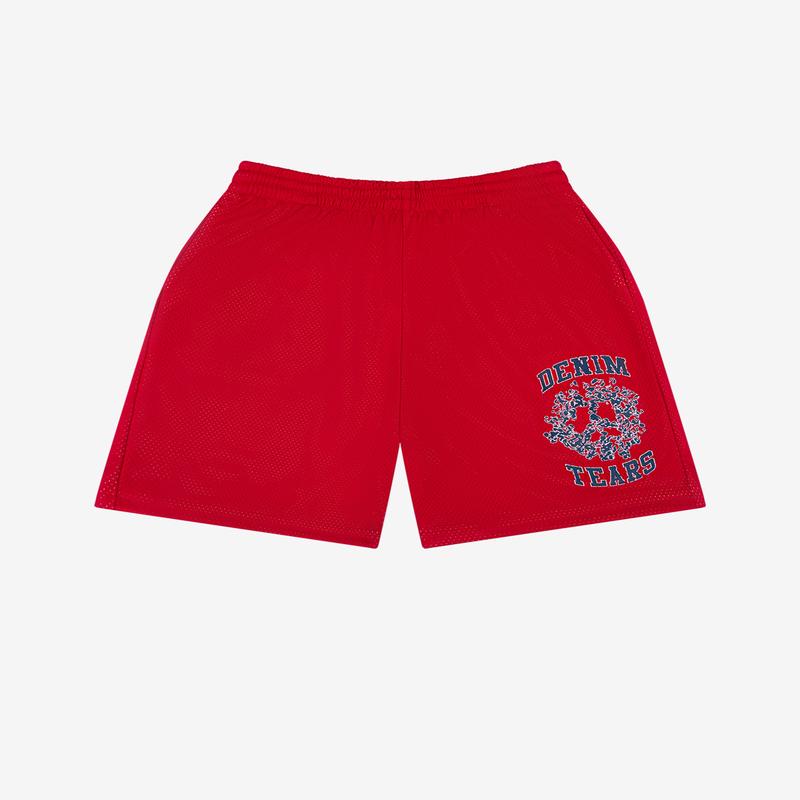 Denim Tears - Men's Denim University Mesh Shorts - (Red)