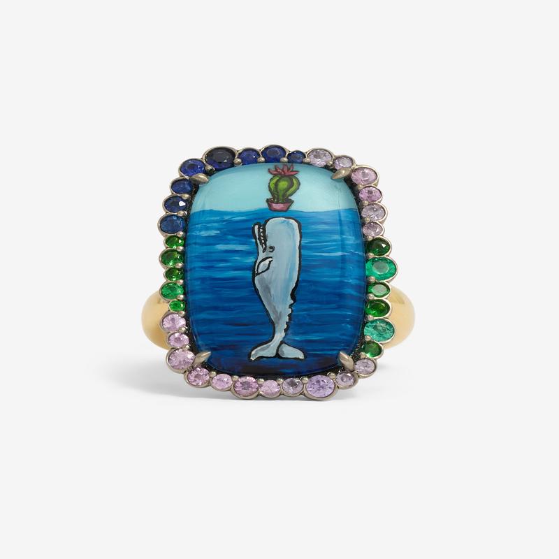 Francesca Villa - Whales At Wonderland Ring - (Yellow Gold)