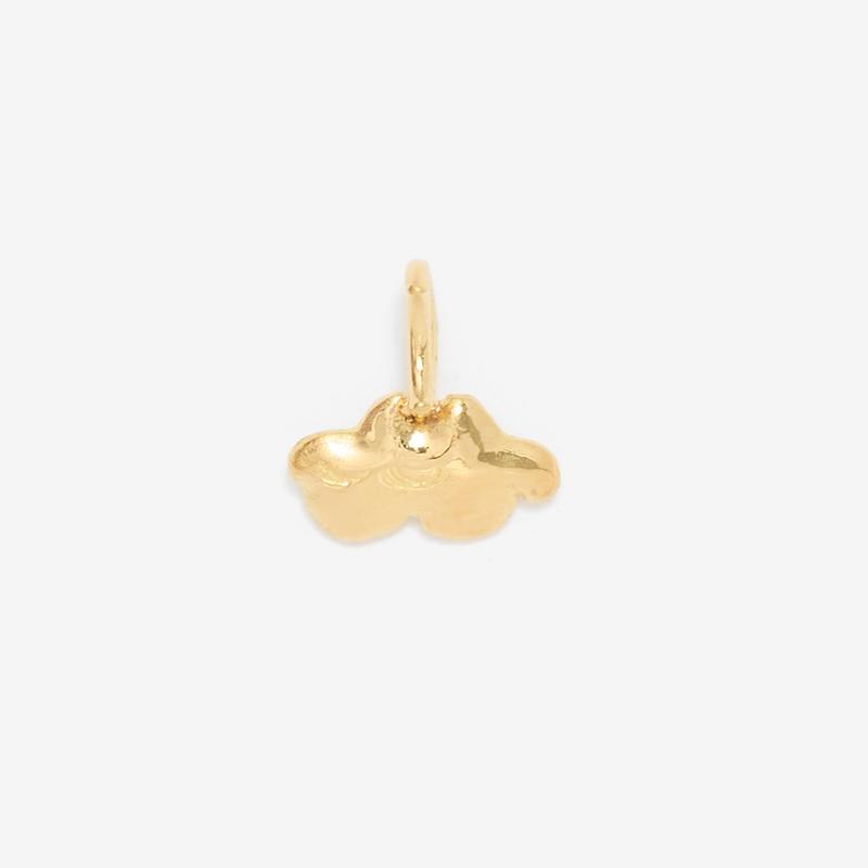 Kasmira's Moon - Fattipuff Baby Charm - (Yellow Gold)