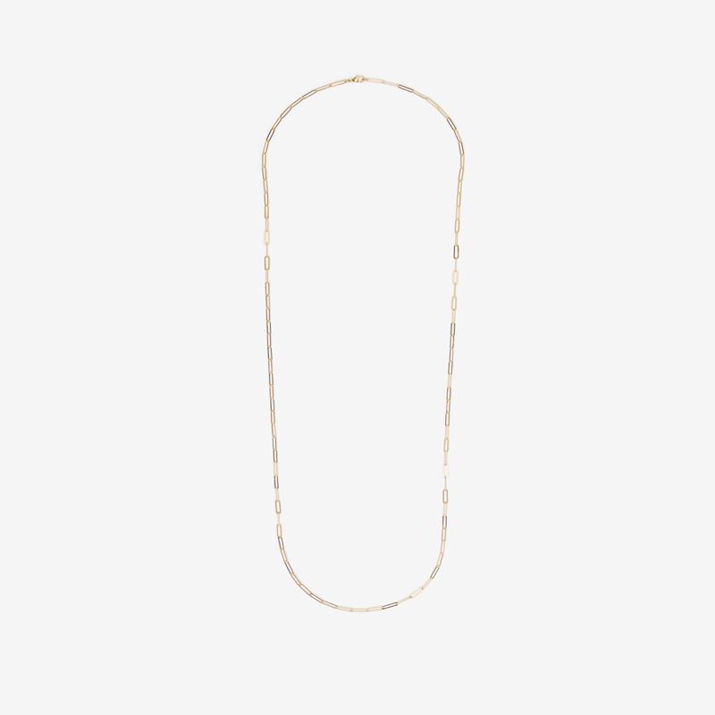 Kasmira's Moon - Paperclip Chain - (Yellow Gold)
