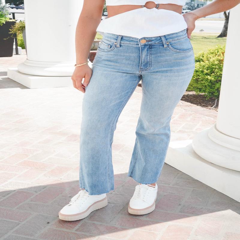 Kut Kelsey High Rise Ankle Flare Jean