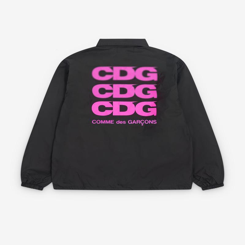 CDG - Fluorescent  Windbreaker - (Pink/Black)