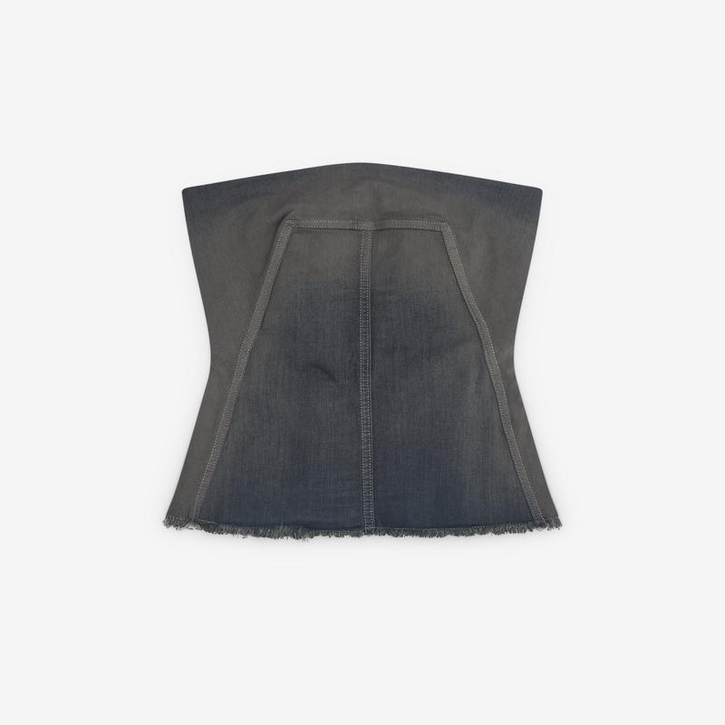 Rick Owens - Womens Bustier Top - (Dark Dust)
