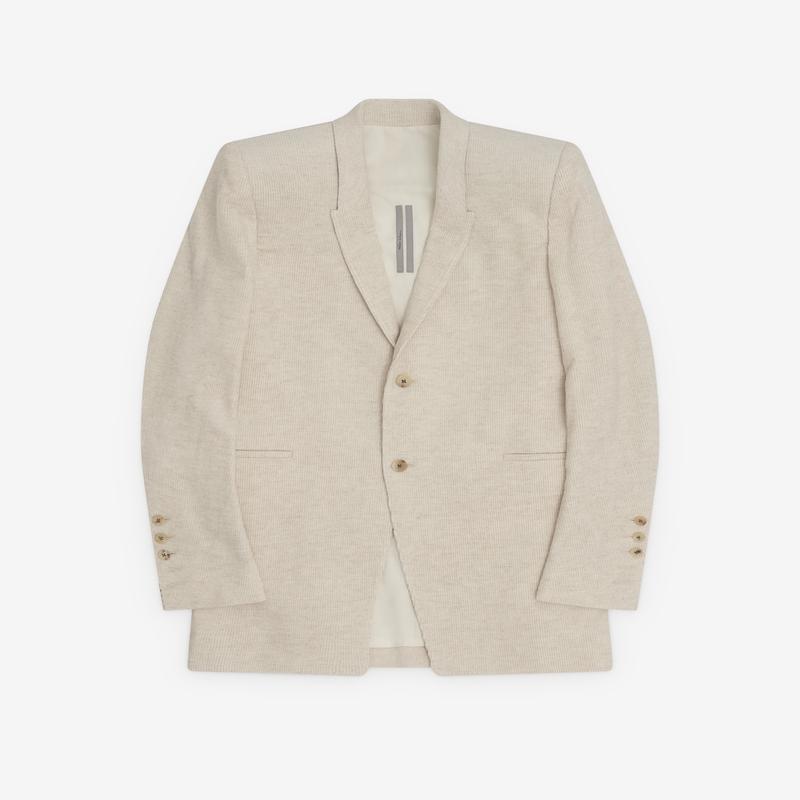Rick Owens - Womens Dirt Tailored Jacket - (Natural)