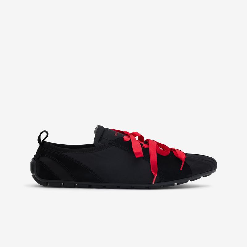 Simone Rocha - Mens Ballerina Trainer - (Black/Red)
