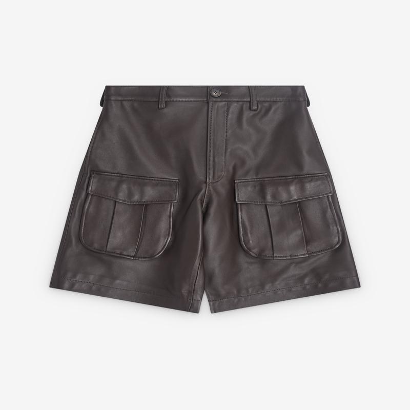 Simone Rocha - Mens Multi Pocket Cargo Shorts - (Chocolate)