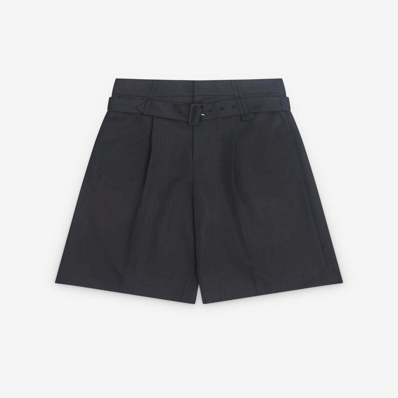Simone Rocha - Mens Wide Leg Shorts - (Charcoal)