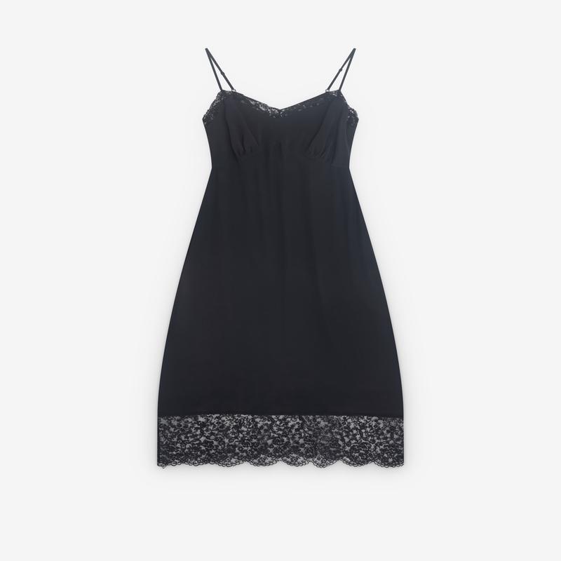 Simone Rocha - Womens Lace Trim Slip - (Black)