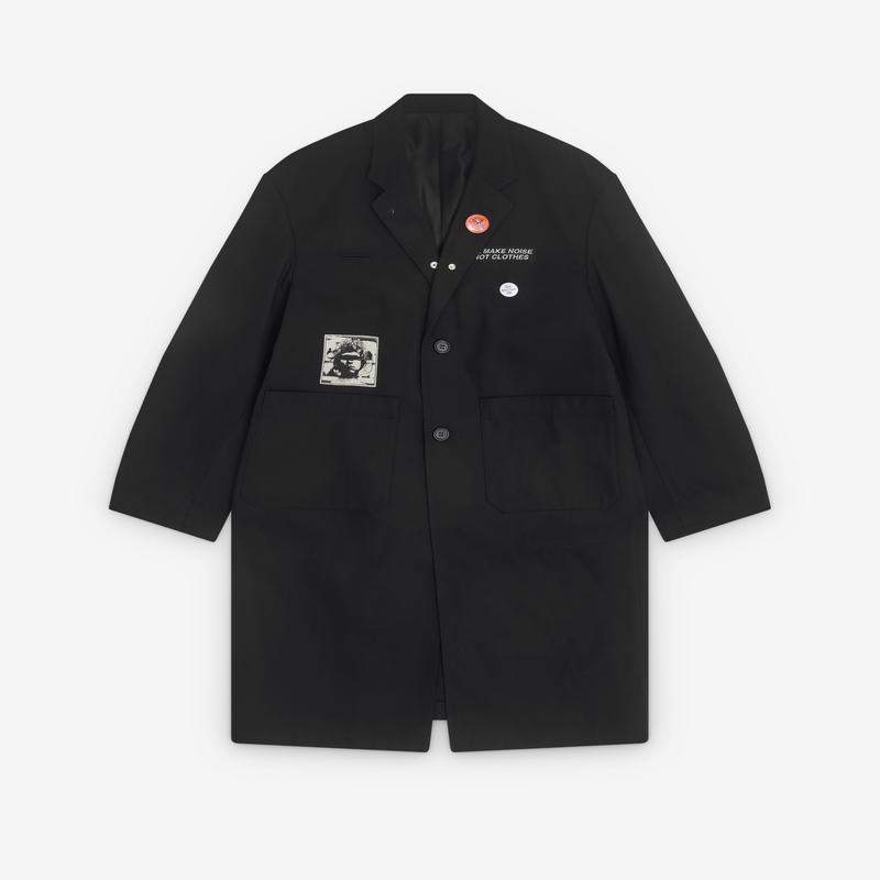 Undercover - Mens Single Breasted Coat - (Black)