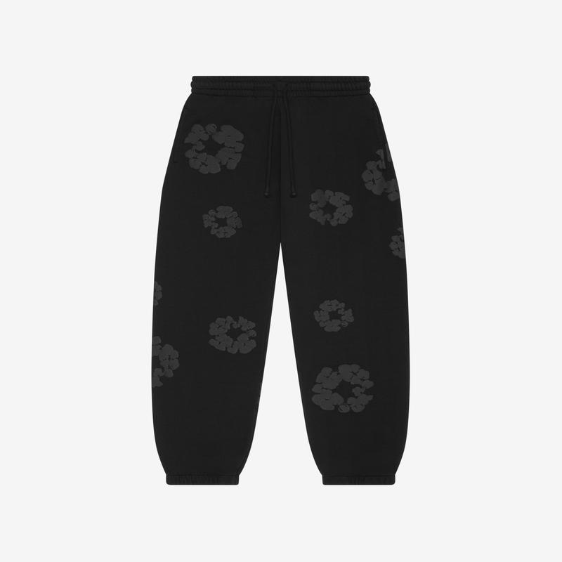 Denim Tears - Mono Cotton Wreath Sweatpants - (Black)