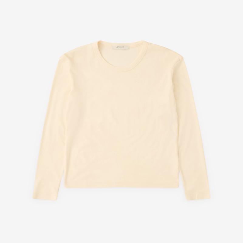 Lemaire - Womens Rib Long Sleeve - (Off White)