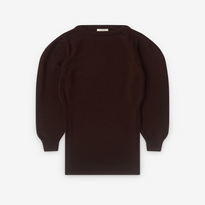 Lemaire - Womens Sweater With Slits - (Red Brown)