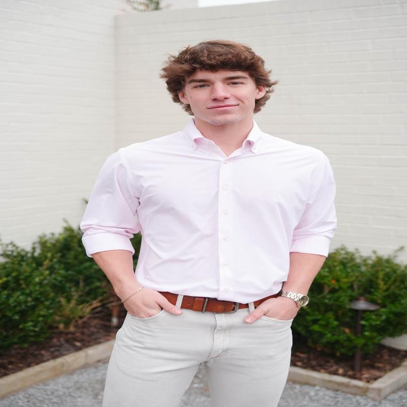 Mens' Pink Taylor & Mick Button Down