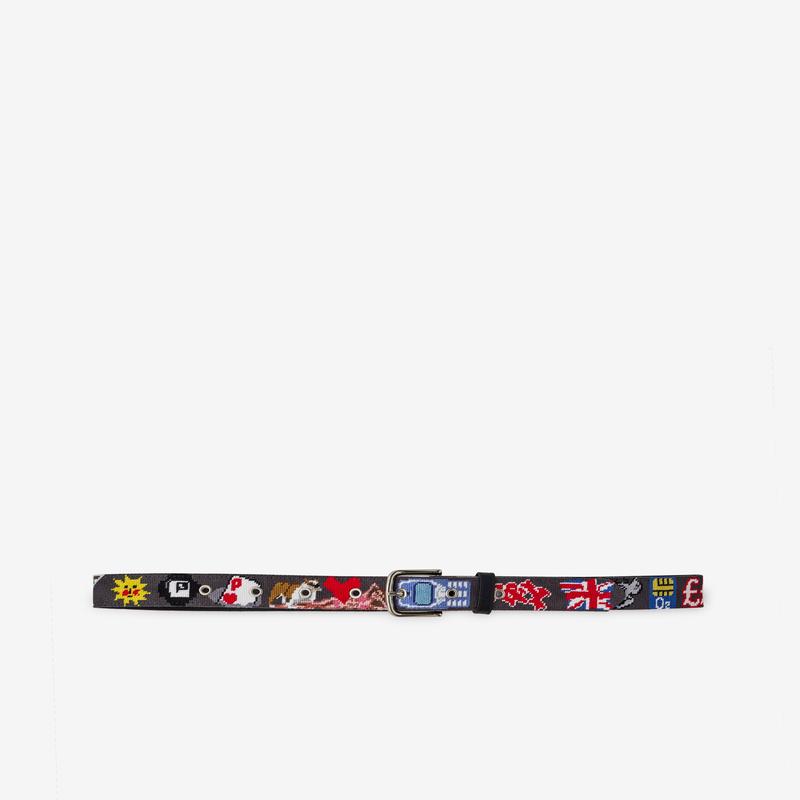PUNKANDYO - Mens Stitch Detail Belt - (Multi)