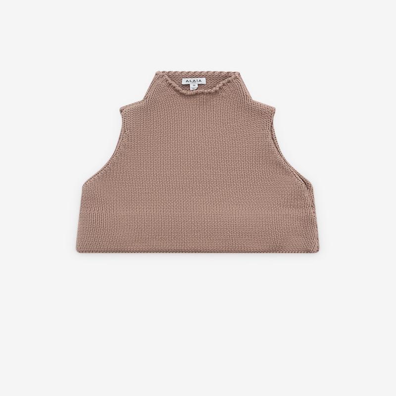 Alaa - Womens Sleeveless Top - (Cream)