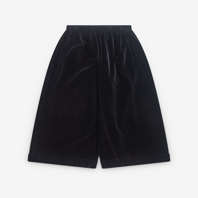 Daniela Gregis - Womens Wide Leg Trousers - (Black)