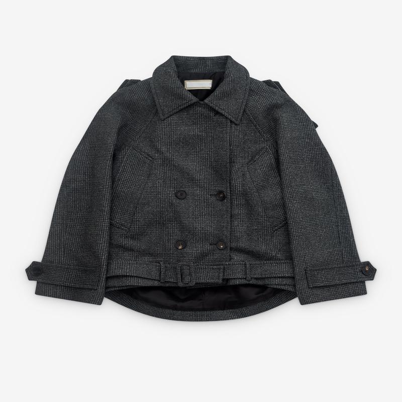 Litkovska - Women's Belted Hem Bomber - (Grey)