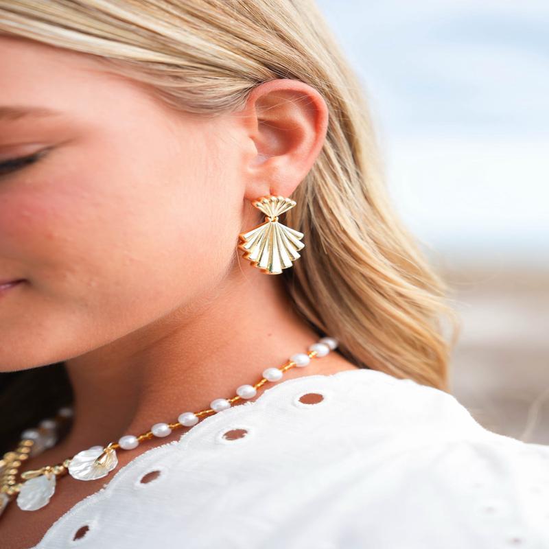 She's A Fan Earrings