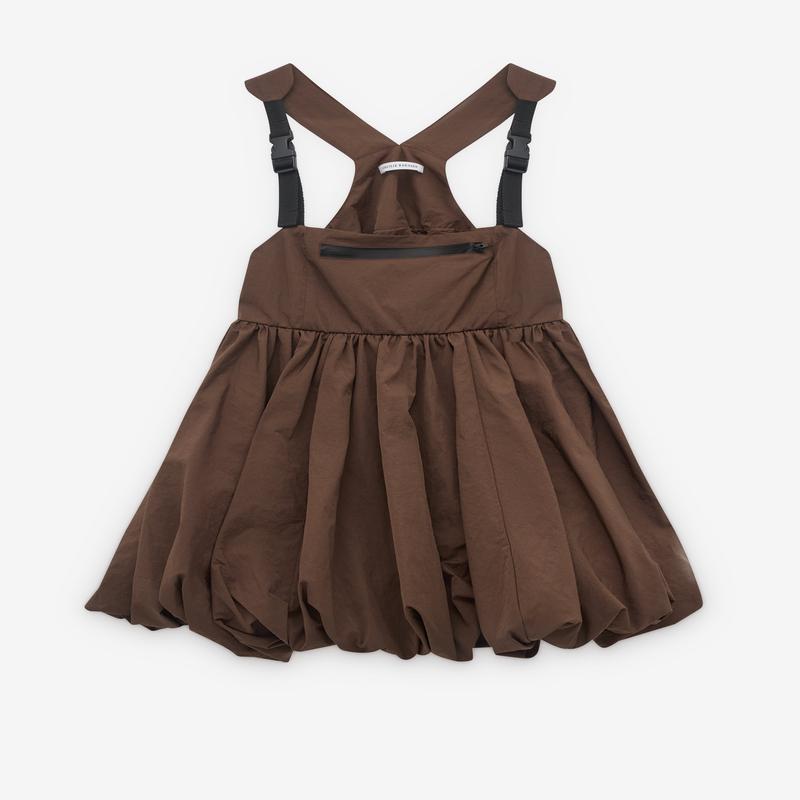 Cecilie Bahnsen - Womens Bea Top - (Brown)