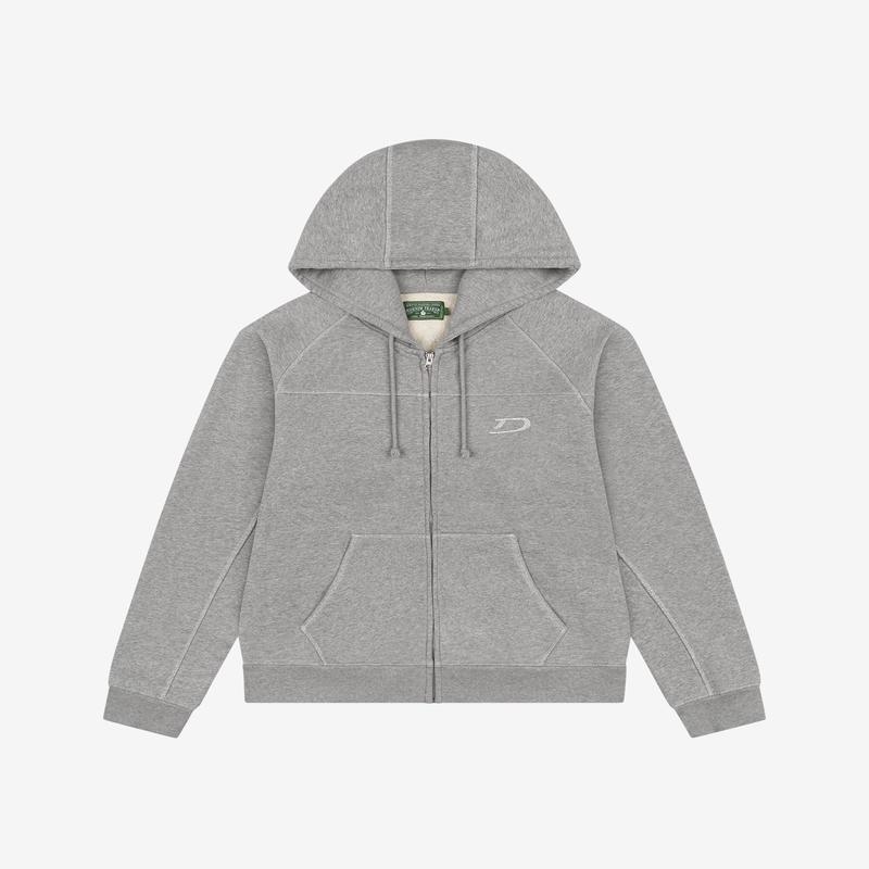 Denim Tears - Court Lines Zip Hoodie - (Grey)