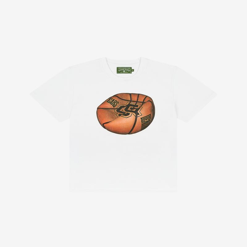 Denim Tears - Deflated Basketball T-Shirt - (White)