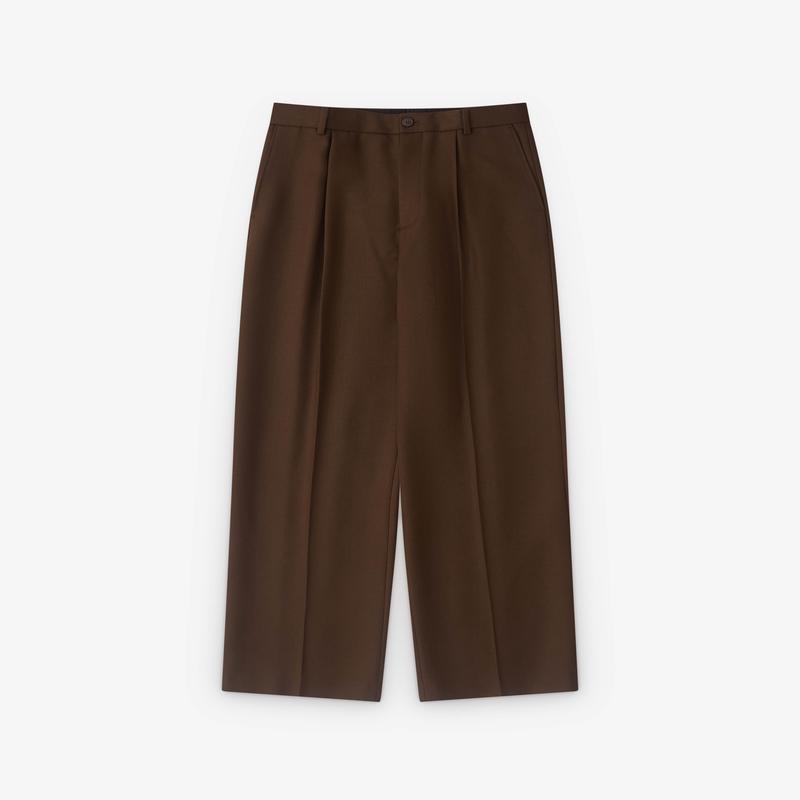 Dries Van Noten - Mens Pleated Trouser - (Mud)