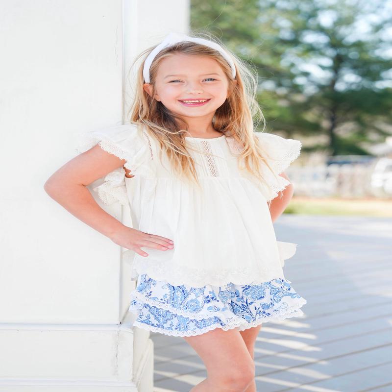 Girls' Ruffle Feels Skirt