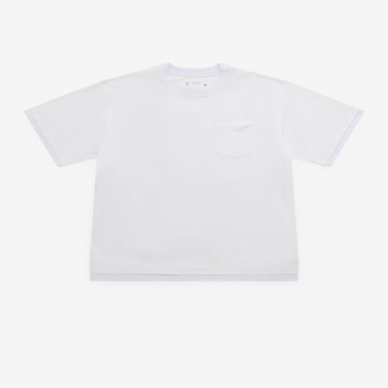 sacai - Mens Cotton Jersey T-Shirt - (White)
